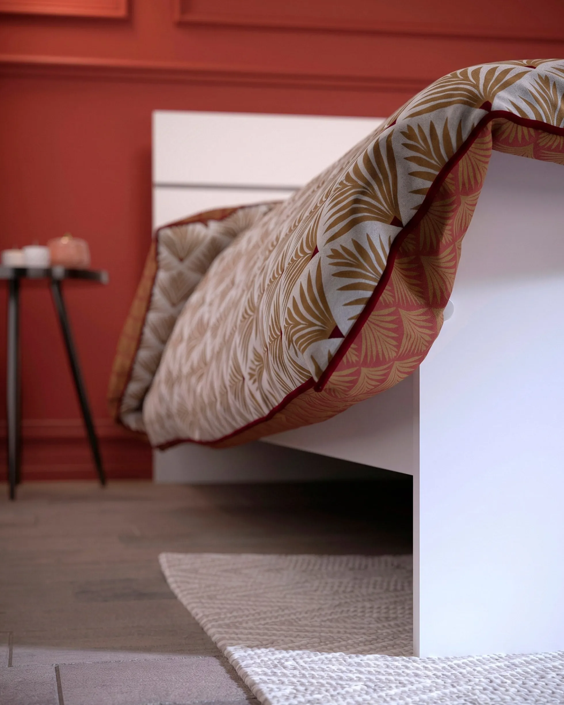 Pack cama de casal CODA + colchão SPRING ROLLER