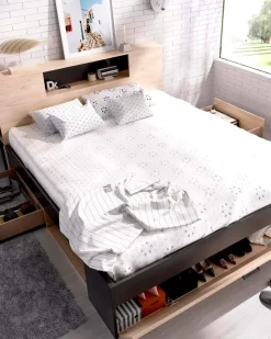 Pack cama de casal COLOMBO + colchão SPRING ROLLER