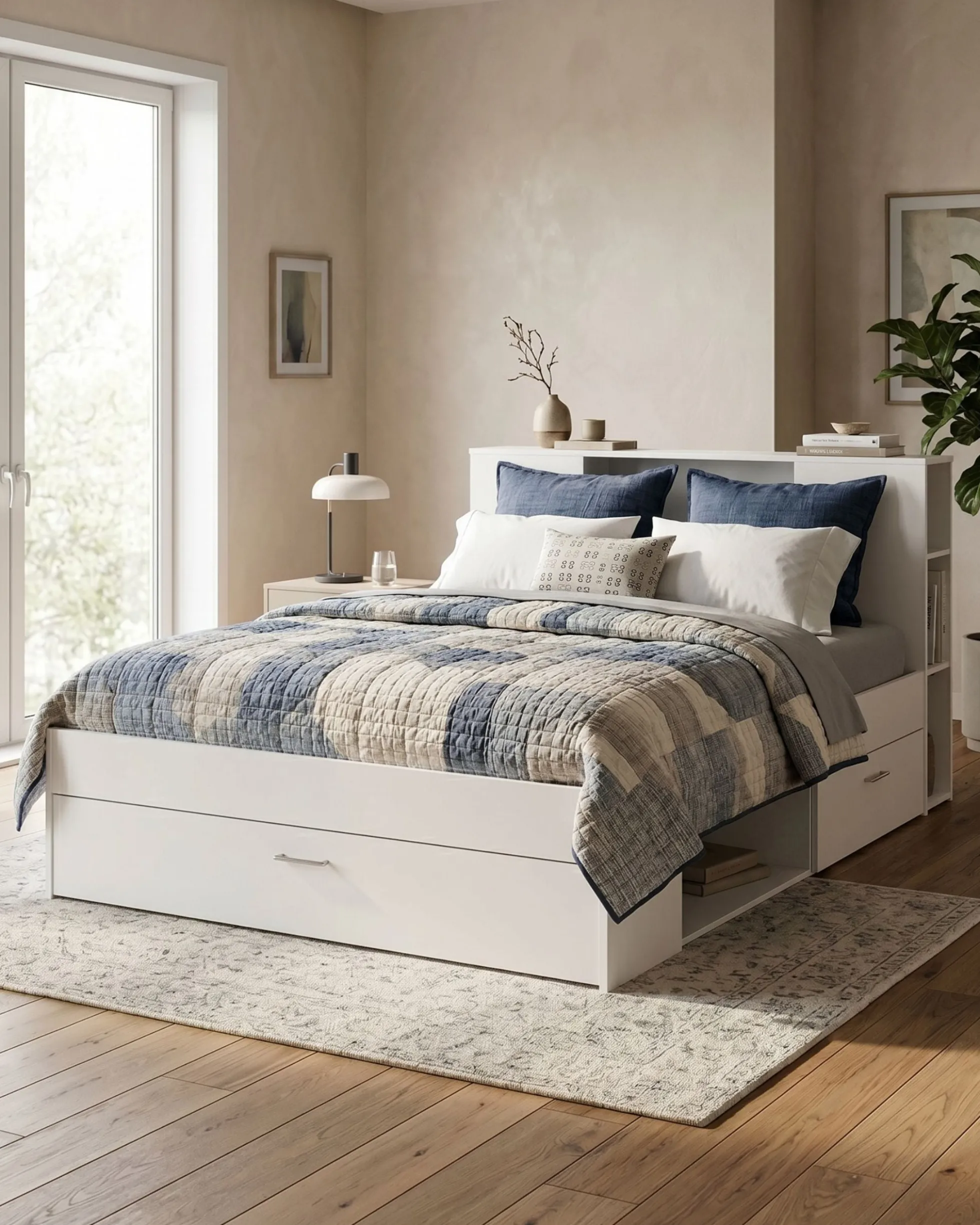 Pack cama de casal COLOMBO + colchão SPRING ROLLER