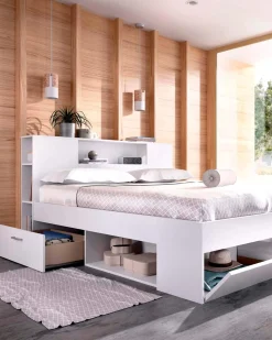 Pack cama de casal COLOMBO + colchão SPRING ROLLER