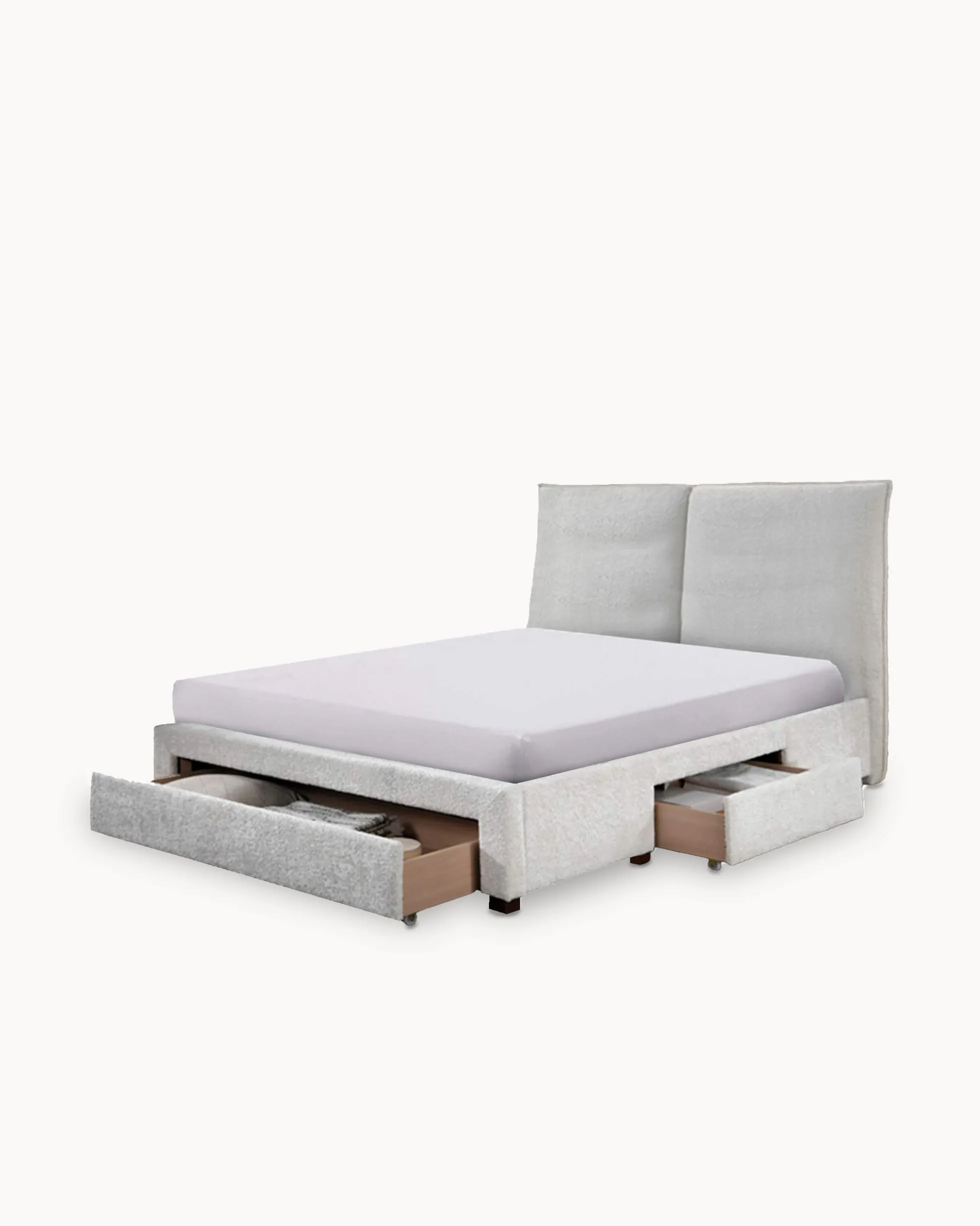 Pack cama de casal CONCORDE + Colchão HOMYSLEEP PALACIO COOLER