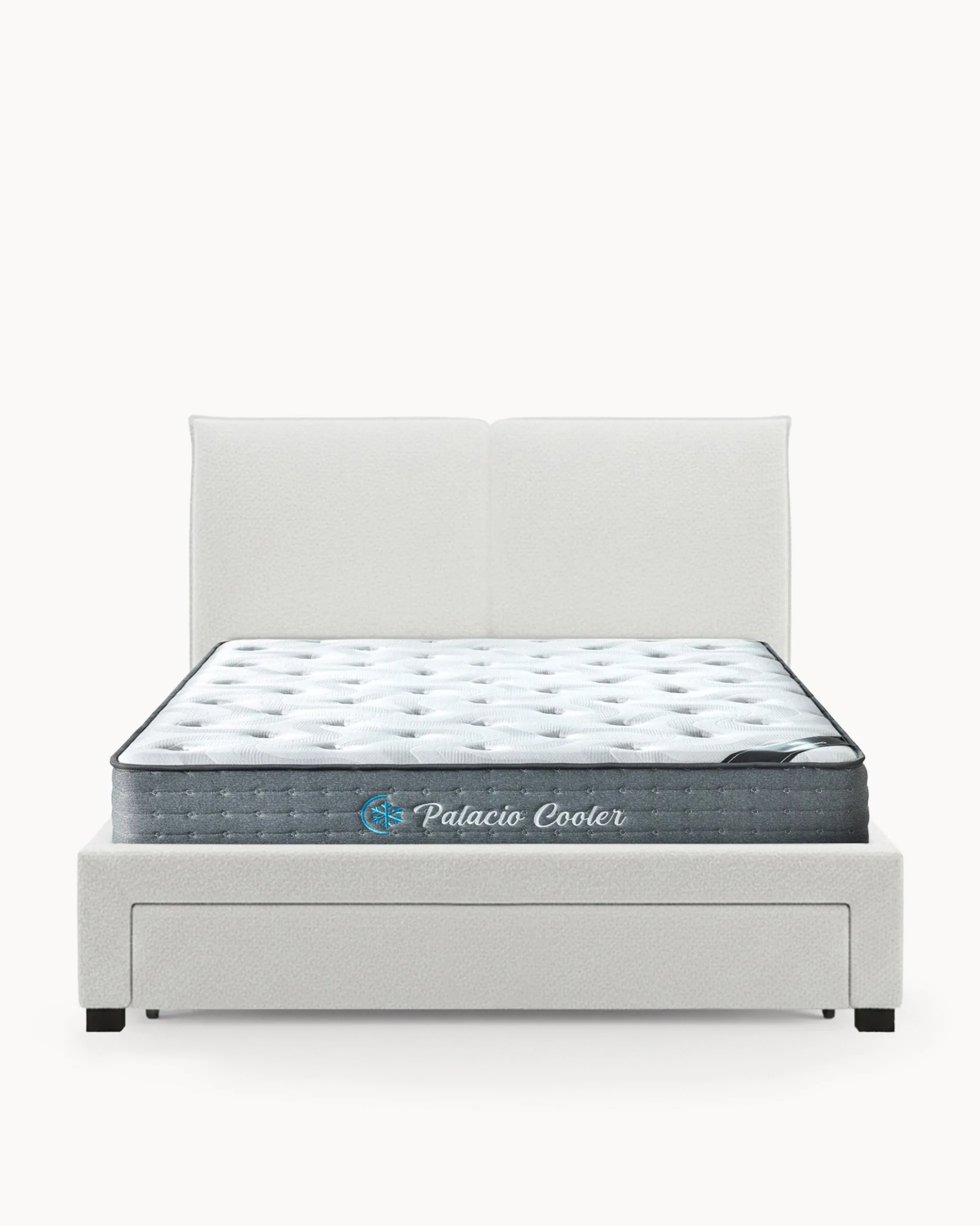 Pack cama de casal CONCORDE + Colchão HOMYSLEEP PALACIO COOLER