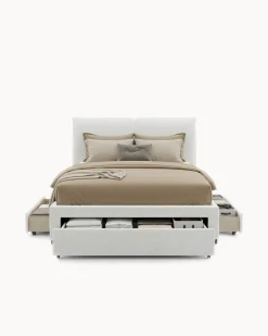 Pack cama de casal CONCORDE + Colchão HOMYSLEEP PALACIO COOLER