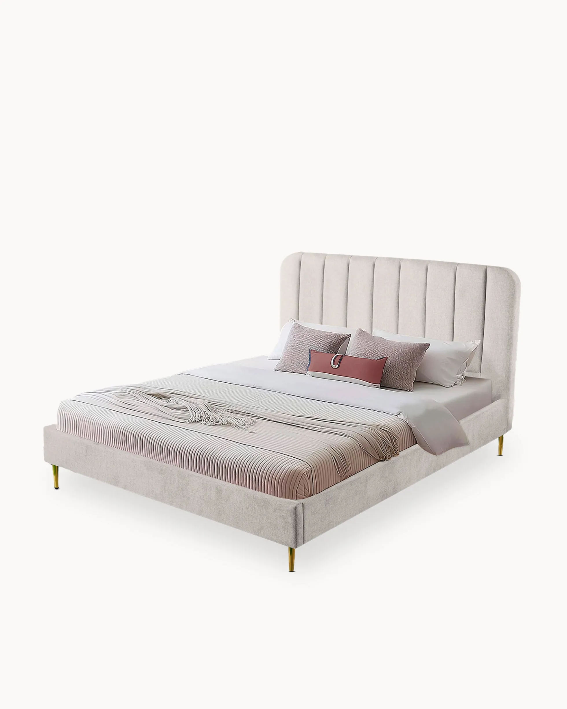 Pack cama de casal CORAL + colchão SPRING ROLLER