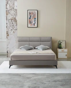 Pack cama de casal DAVIS + Colchão HOMYSLEEP PALACIO COOLER