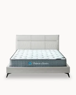 Pack cama de casal DAVIS + Colchão HOMYSLEEP PALACIO COOLER