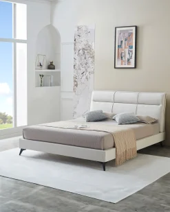 Pack cama de casal DAVIS + Colchão HOMYSLEEP PALACIO COOLER