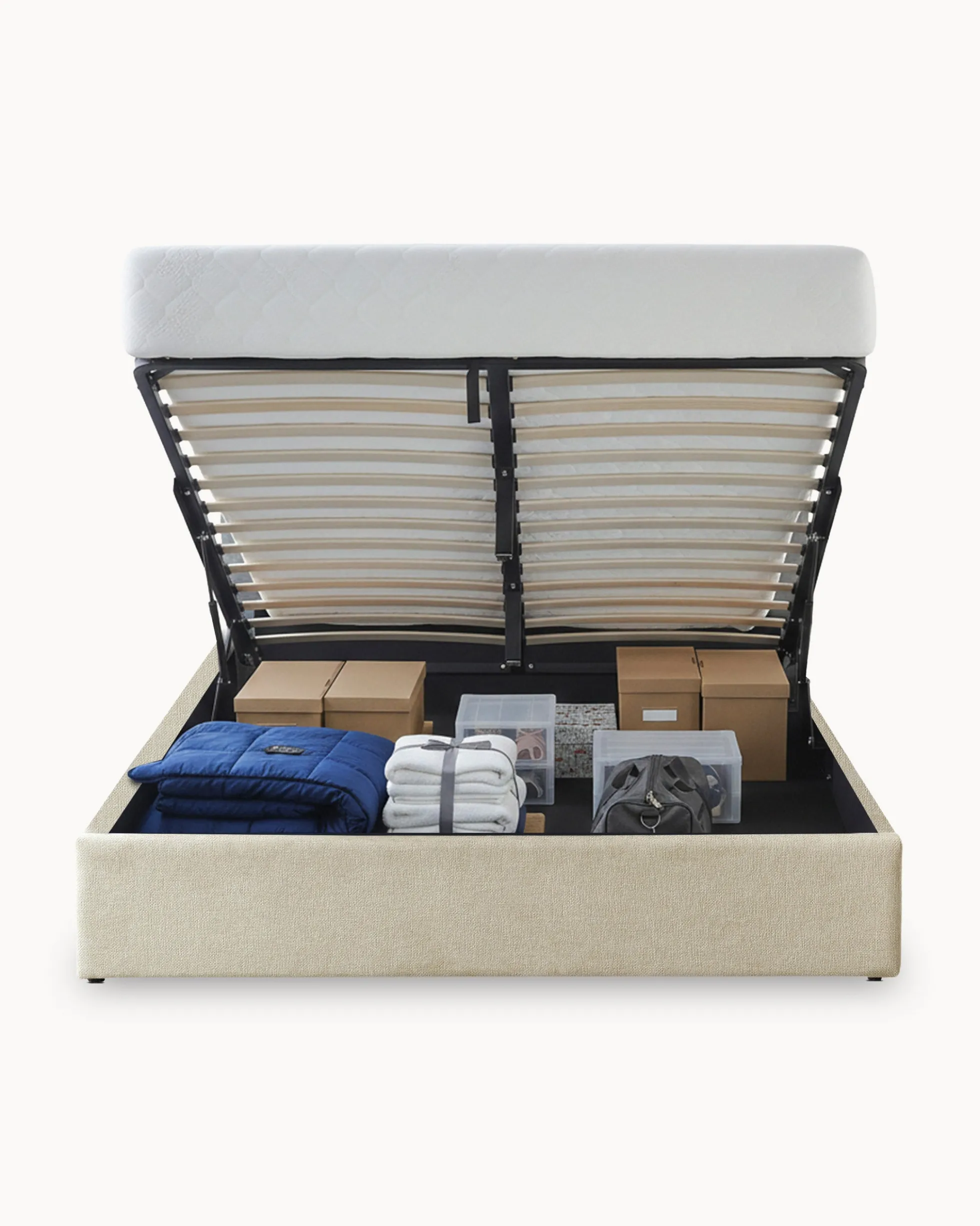 Pack cama de casal elevatória AUSSIE ll + colchão ETERNO