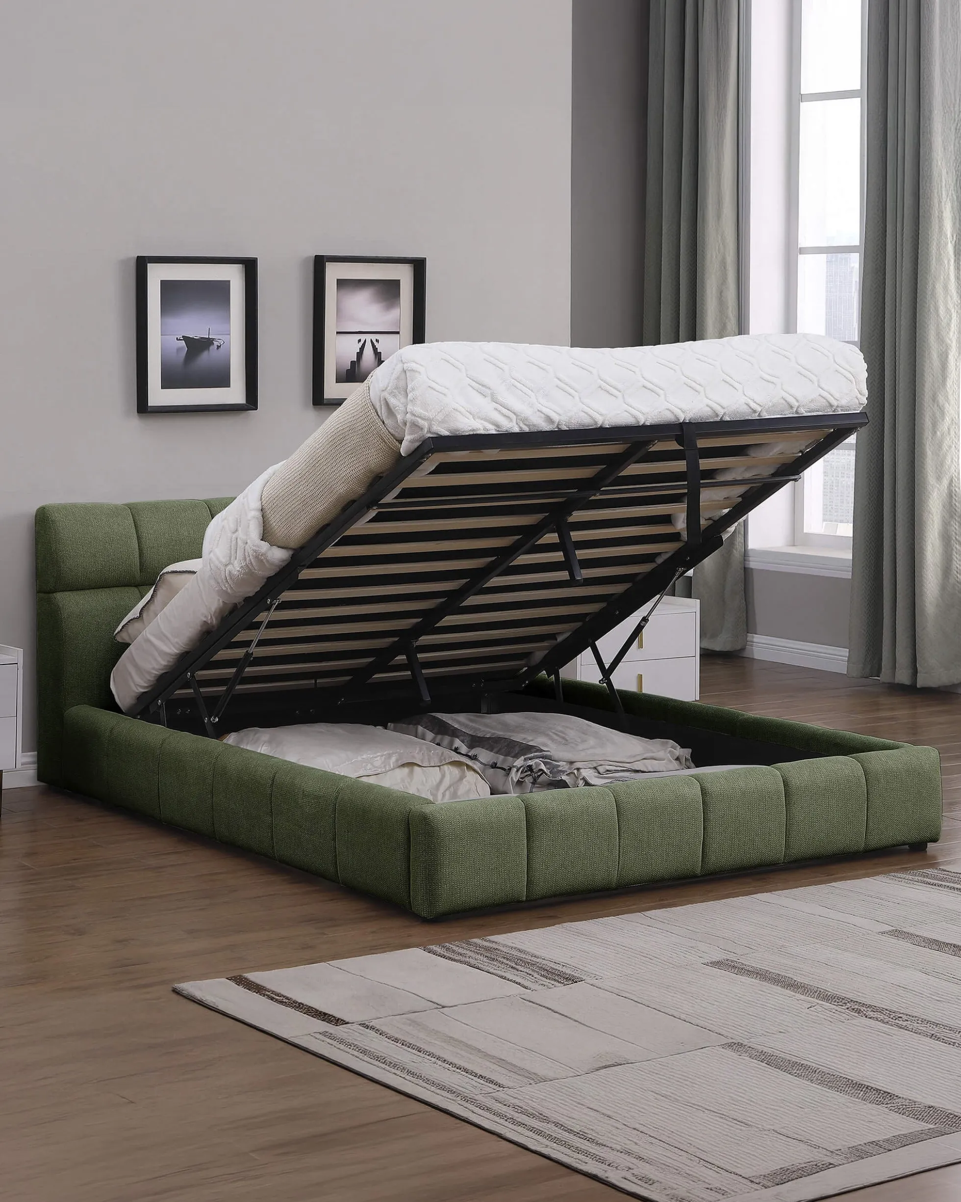 Pack cama de casal elevatória ANJO + Colchão HOMYSLEEP PALACIO COOLER