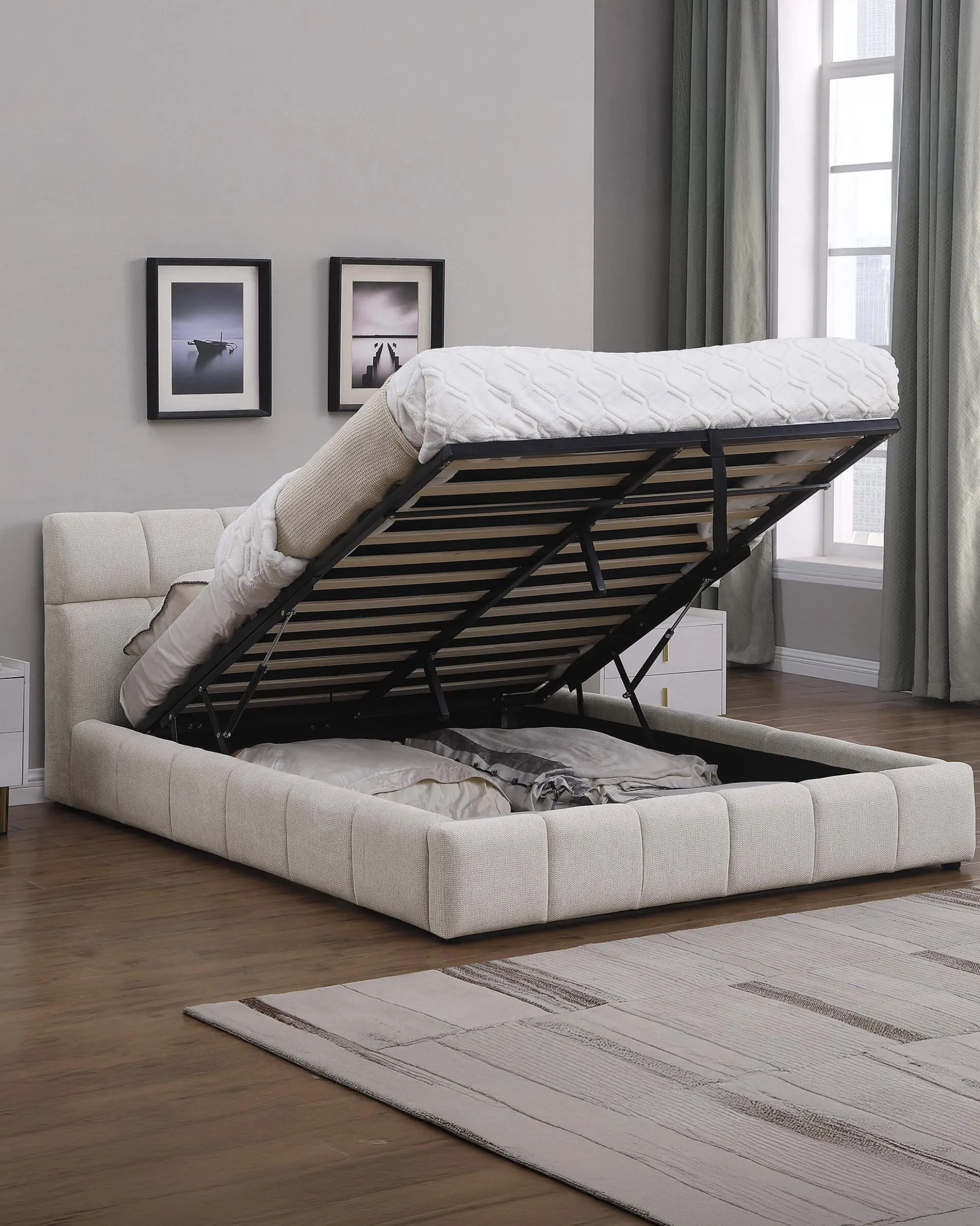 Pack cama de casal elevatória ANJO + Colchão HOMYSLEEP PALACIO COOLER