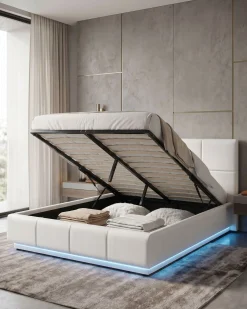 Pack cama de casal elevatória INFINITY II + Colchão HOMYSLEEP PALACIO COOLER