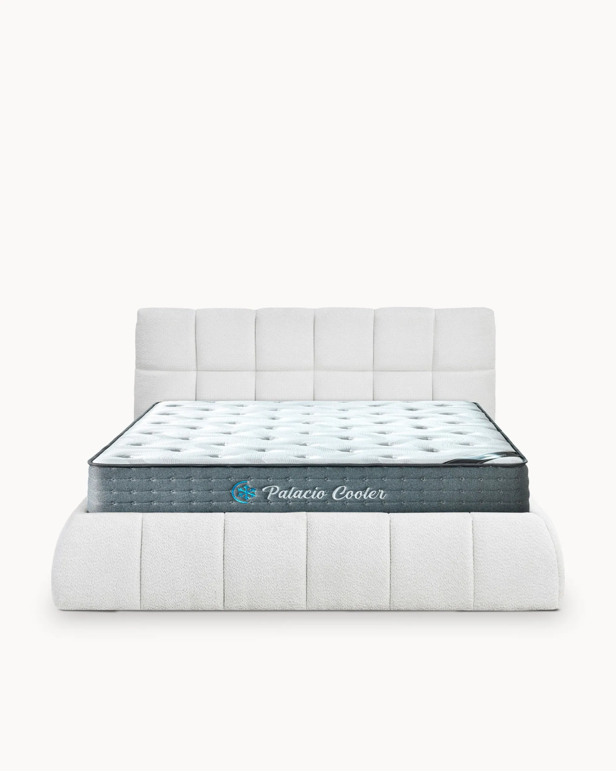 Pack cama de casal elevatória NEWCASTLE + Colchão HOMYSLEEP PALACIO COOLER