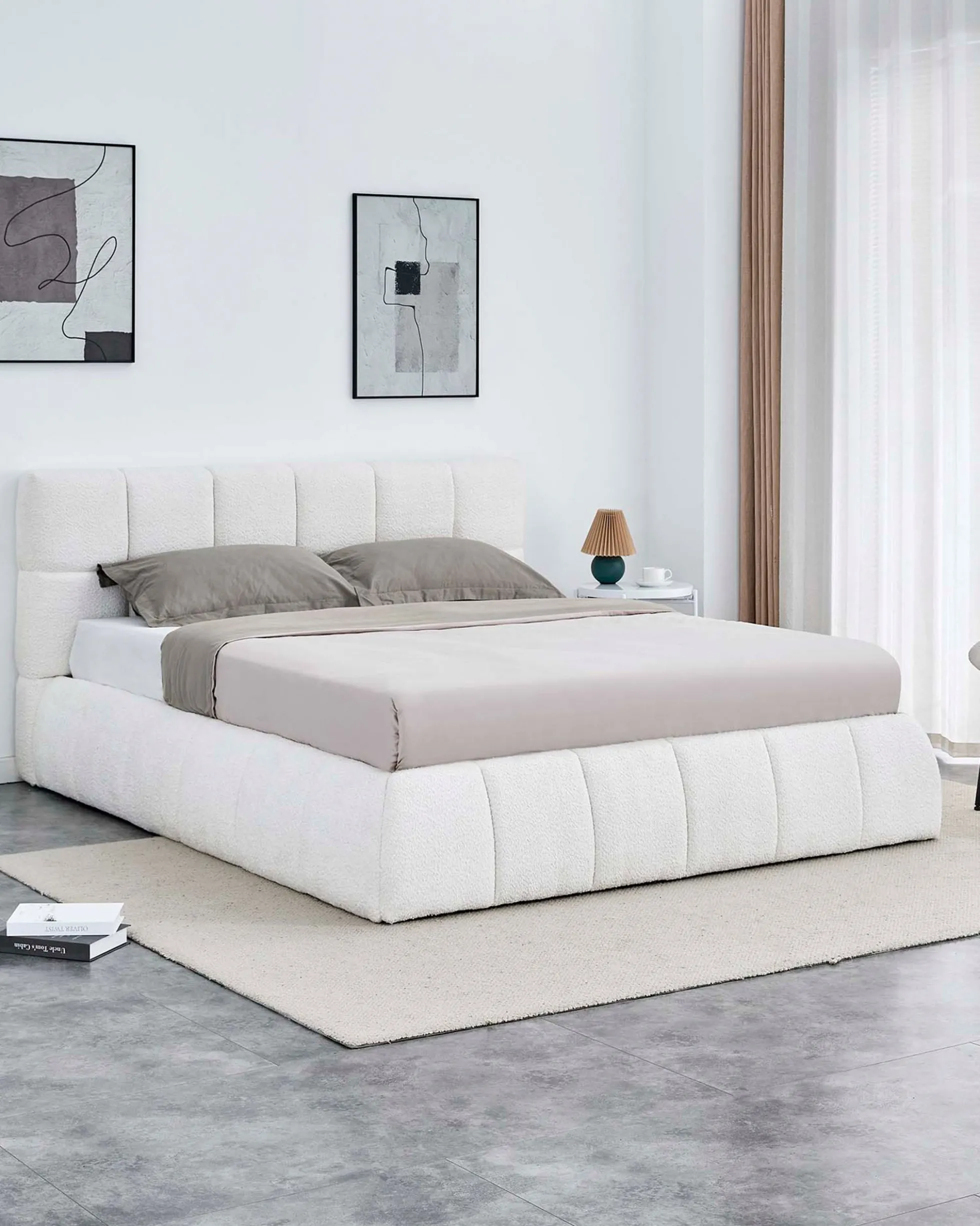 Pack cama de casal elevatória NEWCASTLE + Colchão HOMYSLEEP PALACIO COOLER