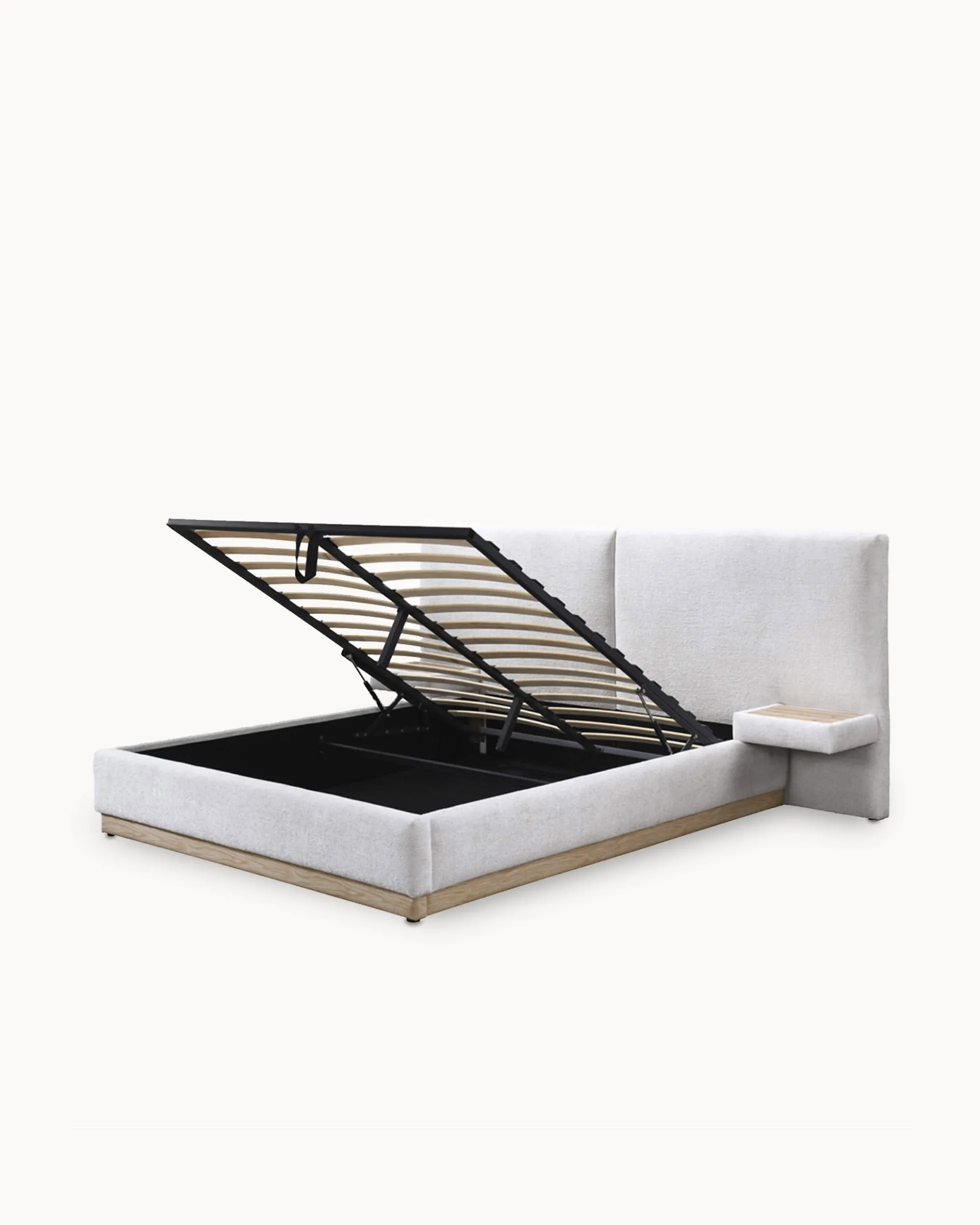 Pack cama de casal elevatória NAPOLI + Colchão HOMYSLEEP PALACIO COOLER