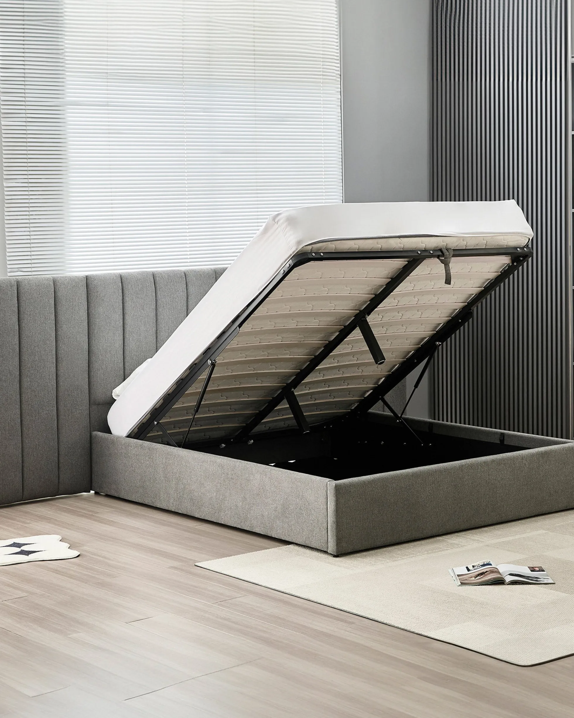 Pack cama de casal elevatória REI + Colchão HOMYSLEEP PALACIO COOLER