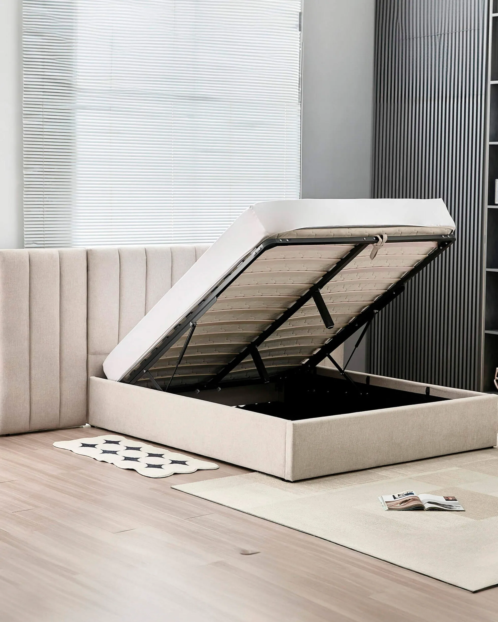 Pack cama de casal elevatória REI + Colchão HOMYSLEEP PALACIO COOLER