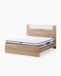Pack cama de casal PARIS + colchão ZURIQUE