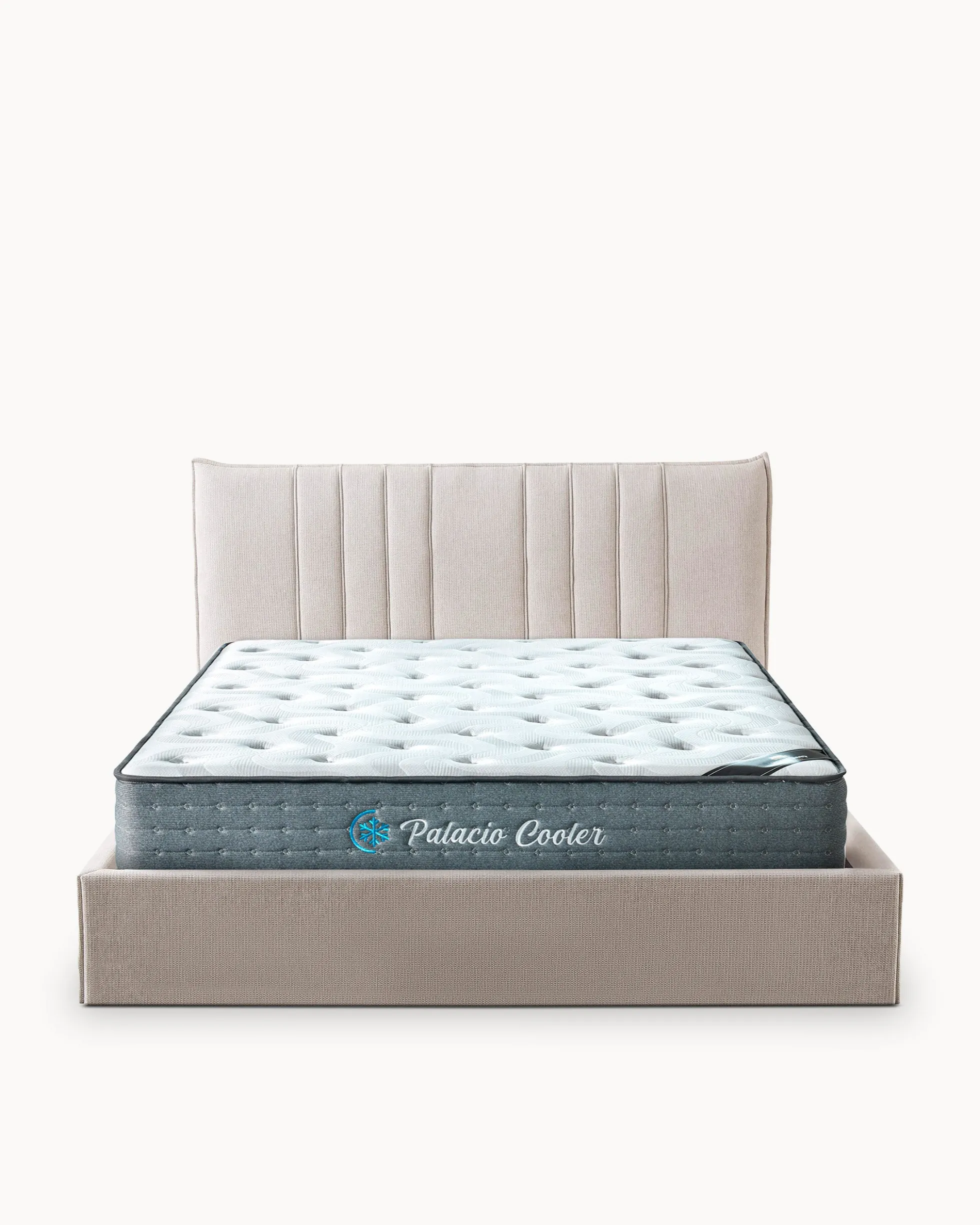 Pack cama de casal TIAGO + Colchão HOMYSLEEP PALACIO COOLER