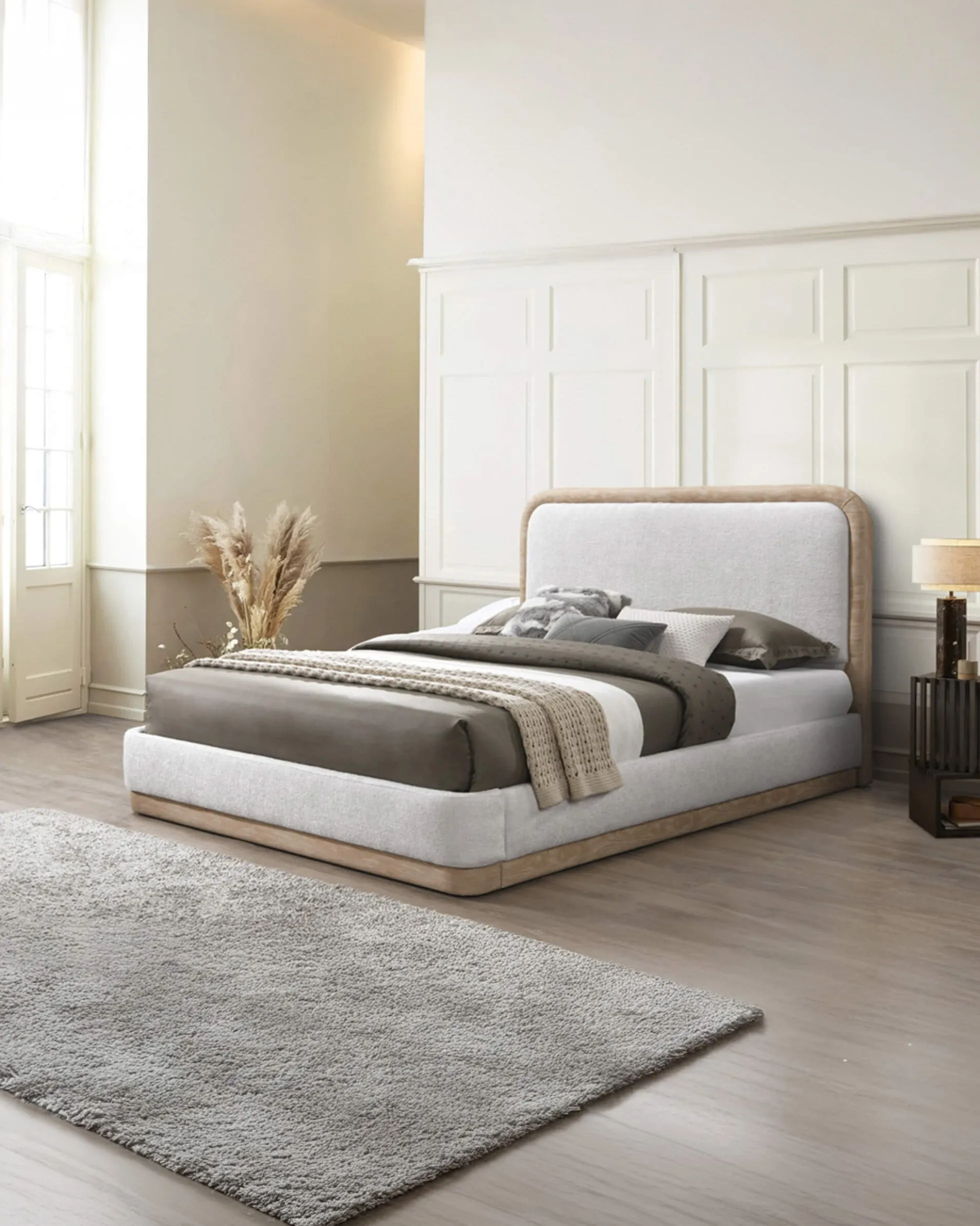 Pack cama de casal TORINO + Colchão HOMYSLEEP PALACIO COOLER