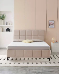 Pack cama de casal VANESSA + Colchão HOMYSLEEP PALACIO COOLER