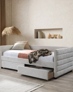 Pack cama de solteiro LENA + colchão SPRING ROLLER