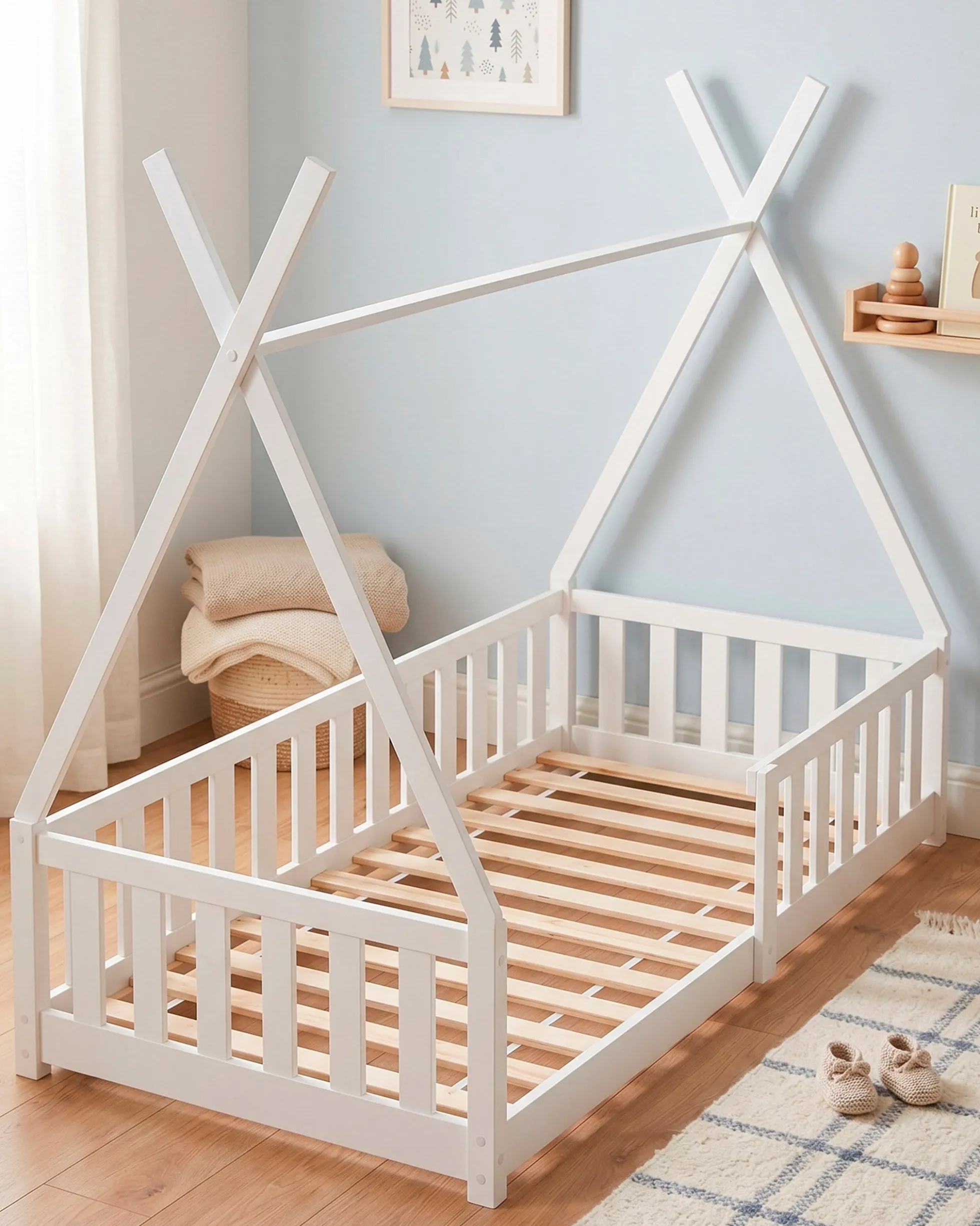Pack cama infantil SKY + colchão KID ROLLER