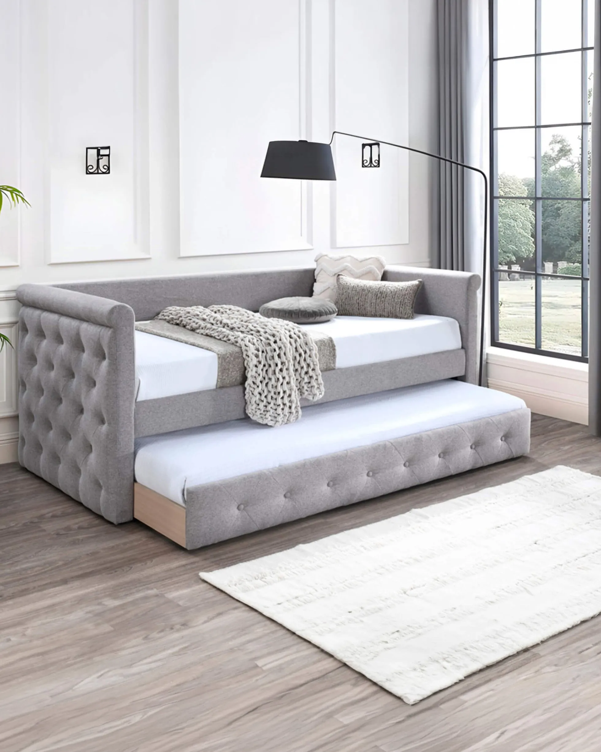 Pack cama nido TÂNIA + 2 colchões SPRING ROLLER