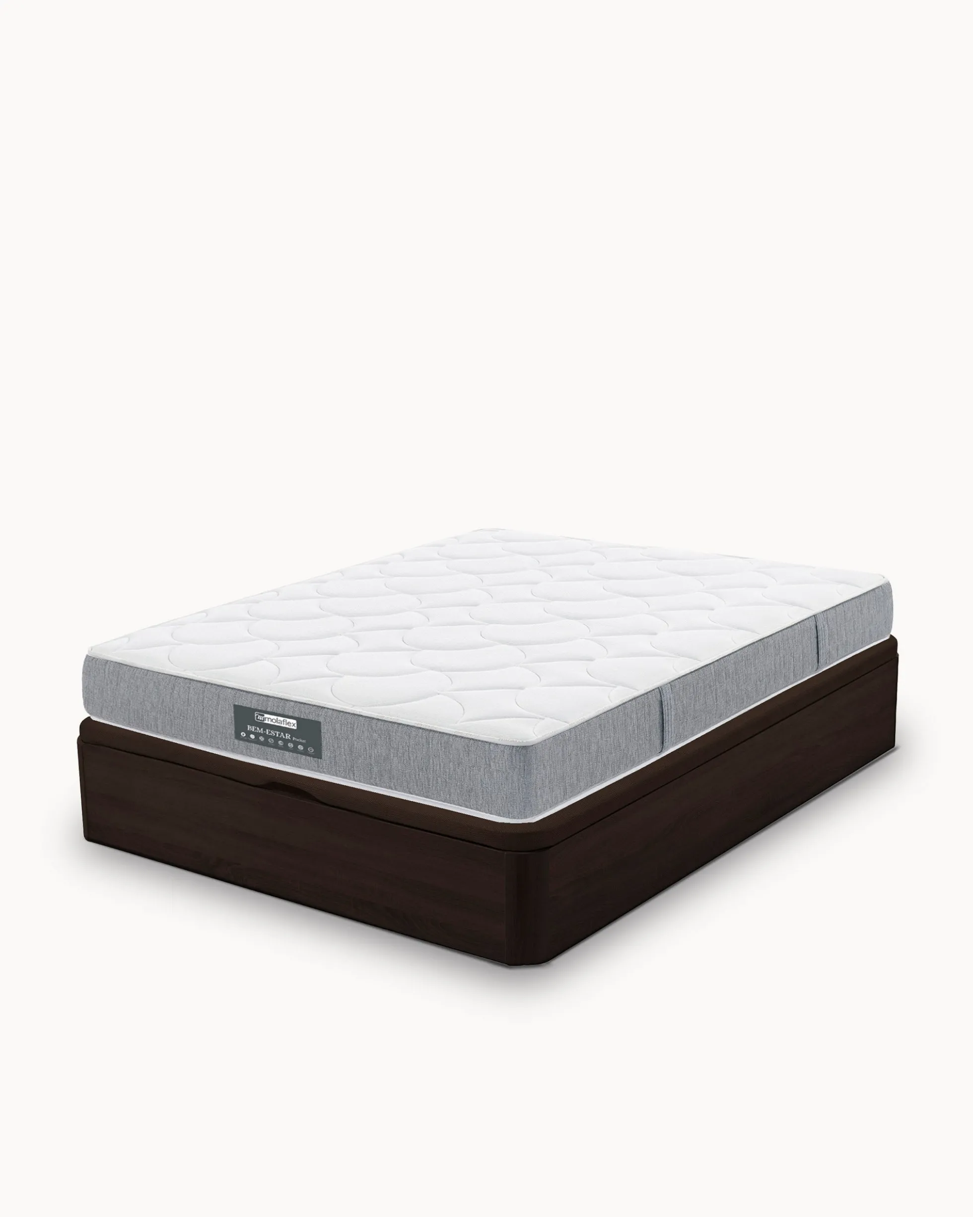 Pack sommier abatível CASINO BOX + colchão MOLAFLEX BEM-ESTAR POCKET