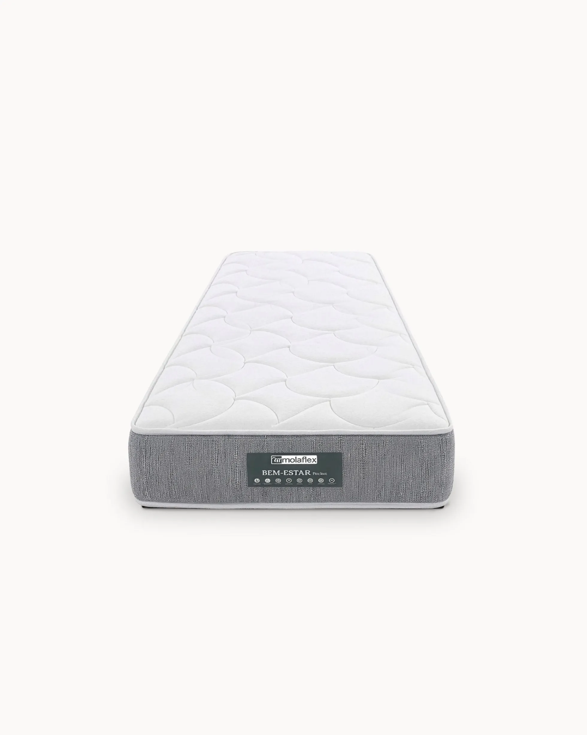 Pack sommier de solteiro CASINO BOX + colchão MOLAFLEX BEM-ESTAR POCKET