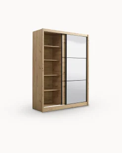 Roupeiro NAVARA (165cm) com espelho
