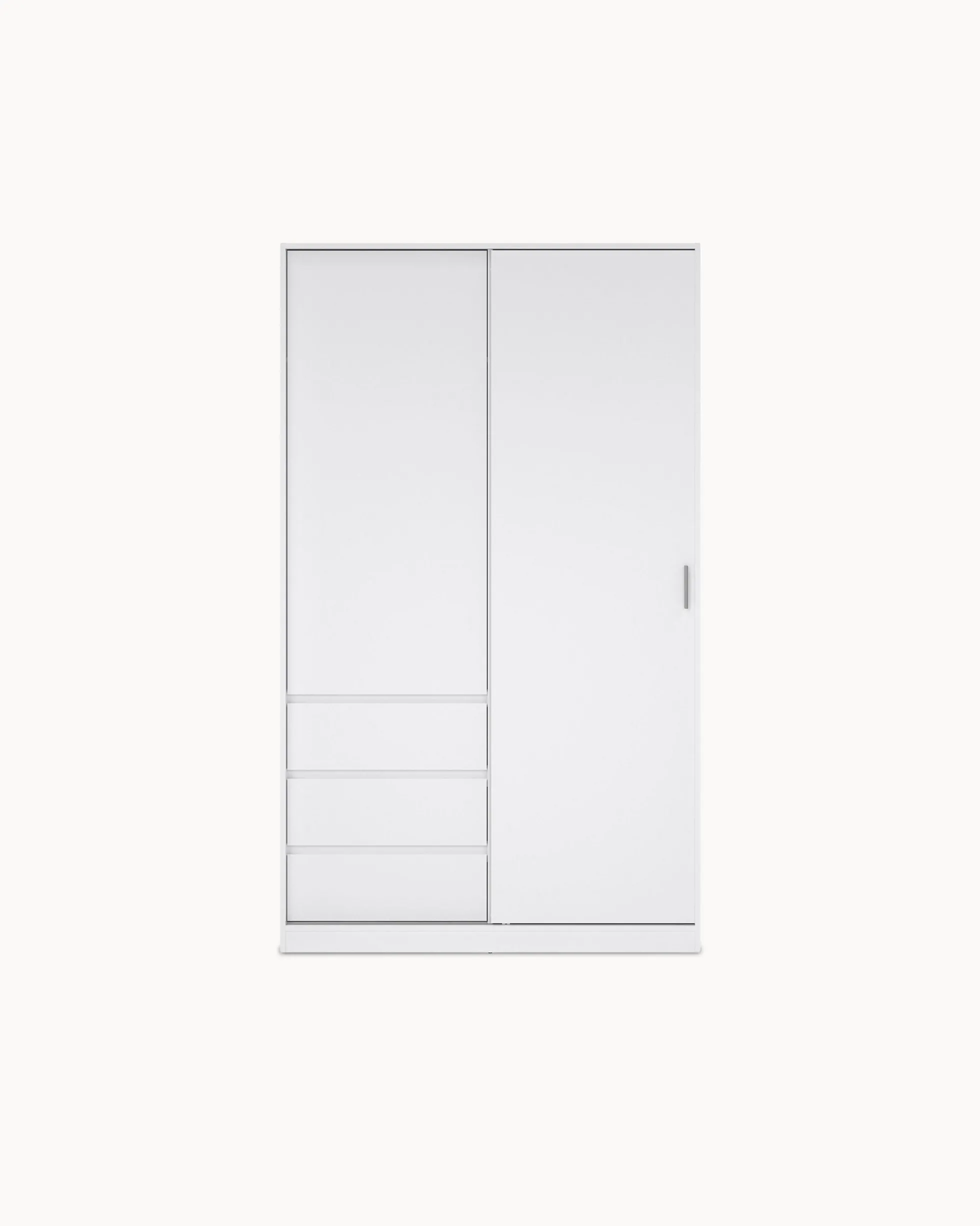 Roupeiro NEW MATRIX SHINY com 2 portas e 3 gavetas