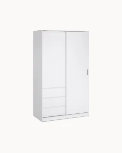 Roupeiro NEW MATRIX SHINY com 2 portas e 3 gavetas