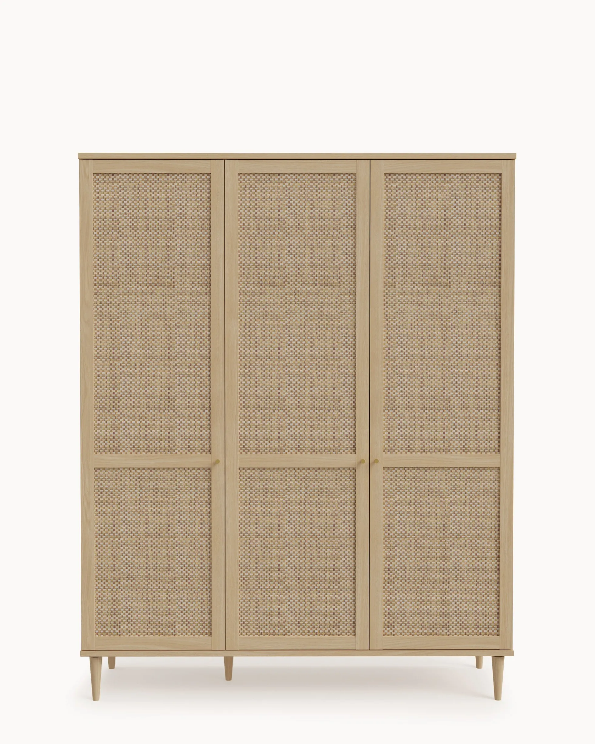 Roupeiro VIMEA em rattan e 3 portas