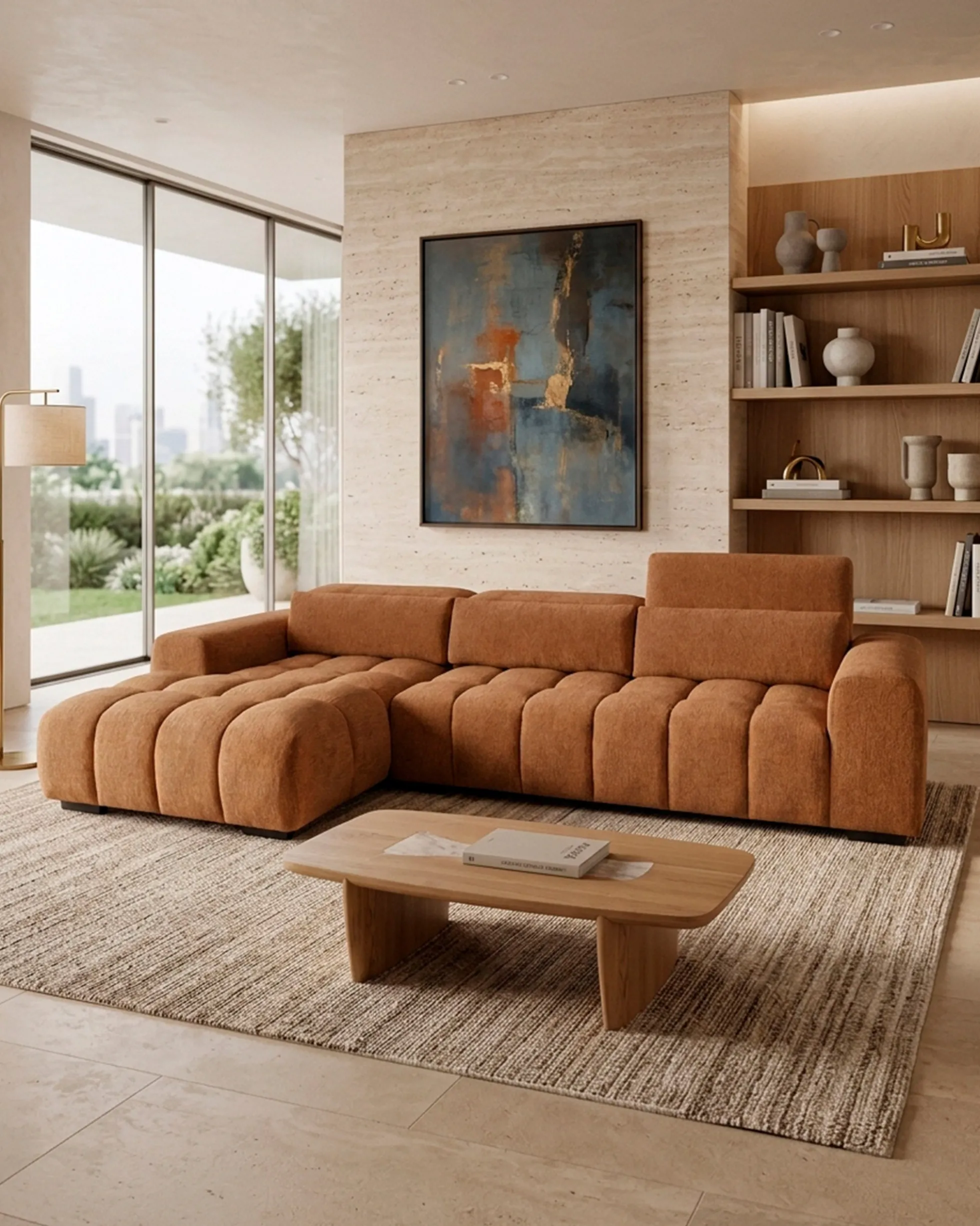 Sofá chaise longue BRISBANE