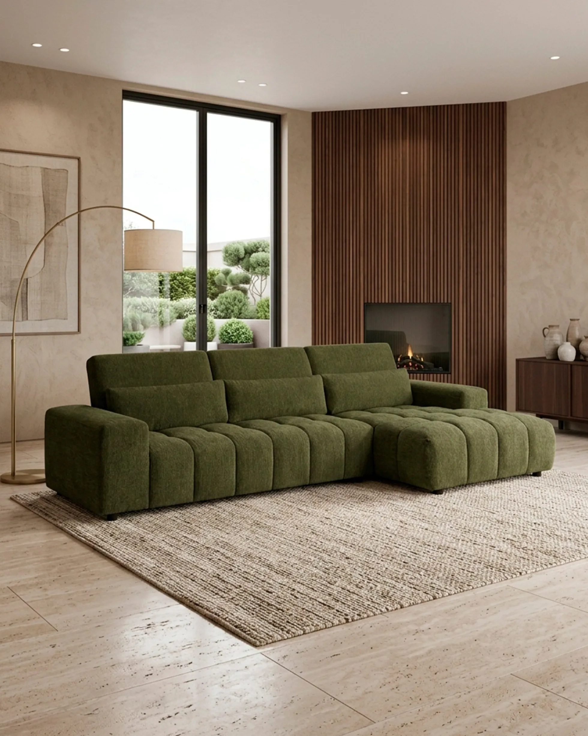 Sofá chaise longue BRISBANE