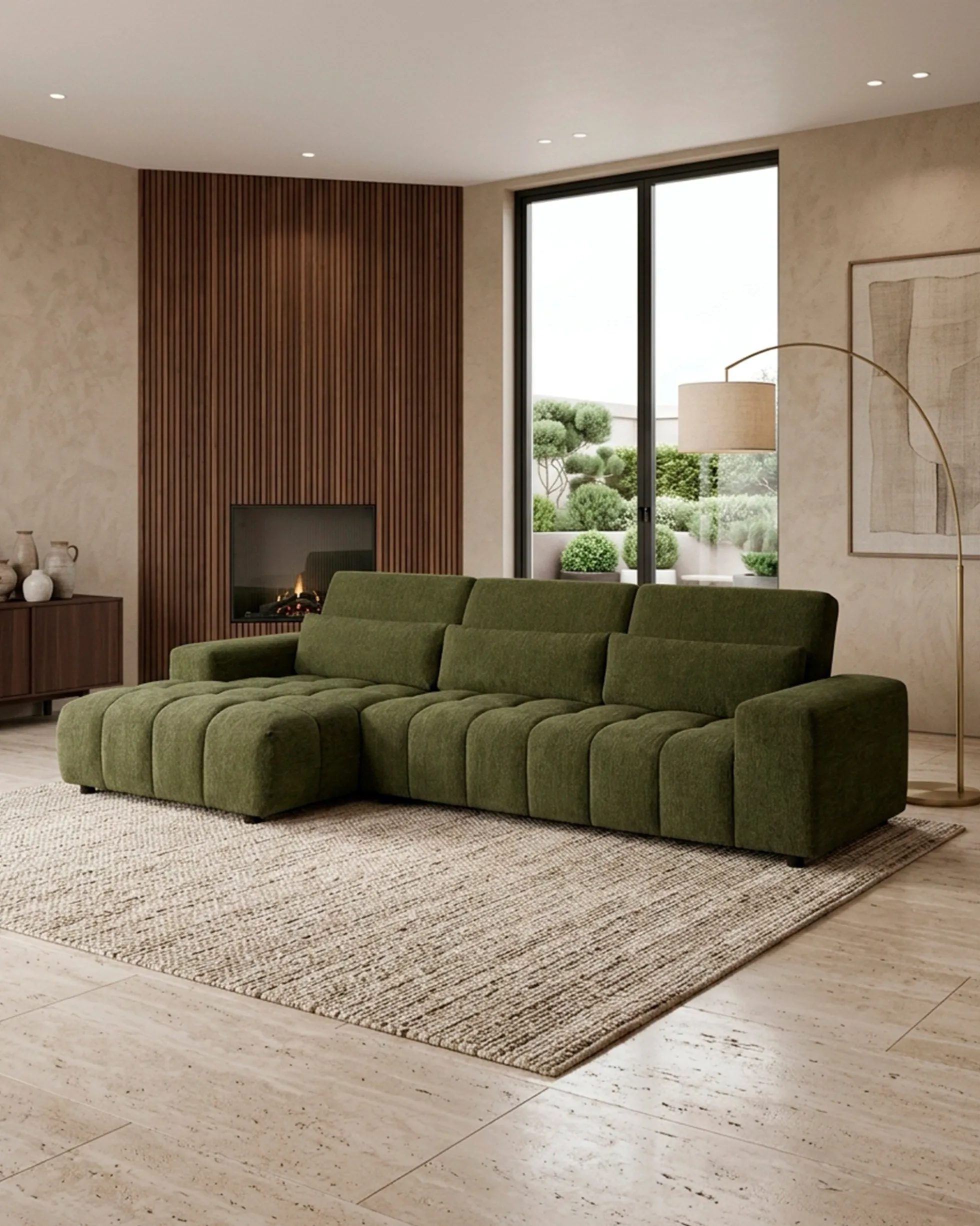 Sofá chaise longue BRISBANE