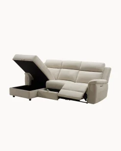 Sofá chaise longue CHRISTINA relax elétrico