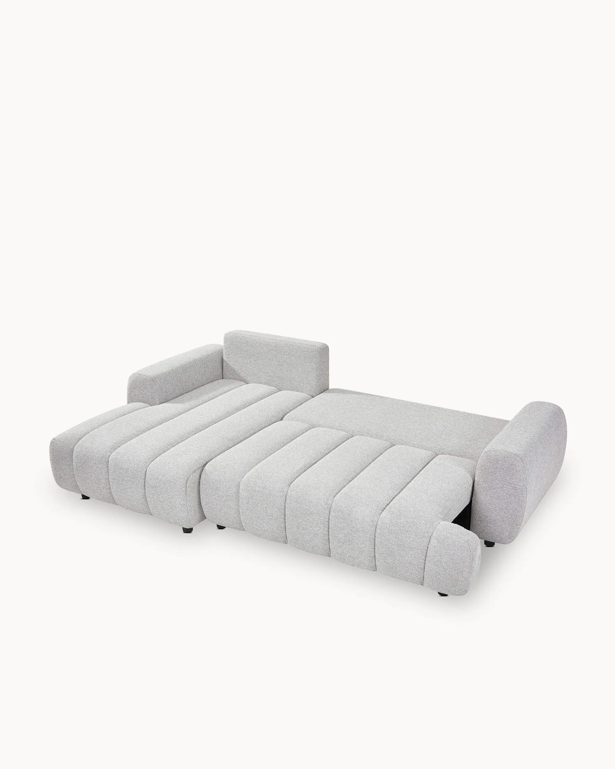 Sofá chaise longue IMPRESSION com cama e baú