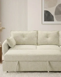 Sofá chaise longue ISADORA com cama e baú