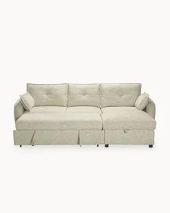 Sofá chaise longue ISADORA com cama e baú