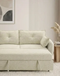 Sofá chaise longue ISADORA com cama e baú
