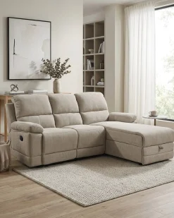 Sofá chaise longue LEON relax manual
