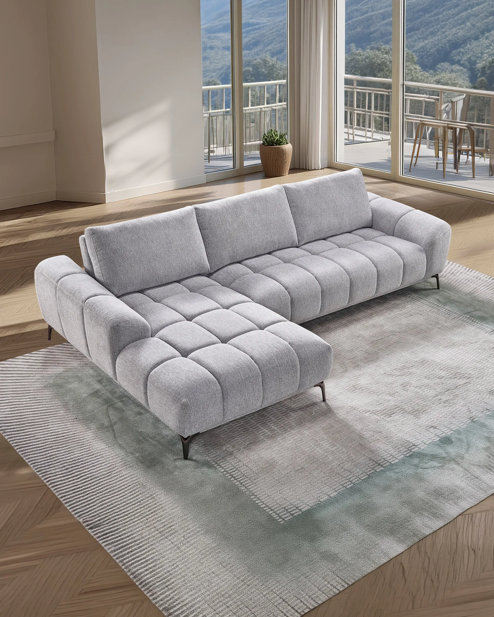 Sofá chaise longue LORENZO