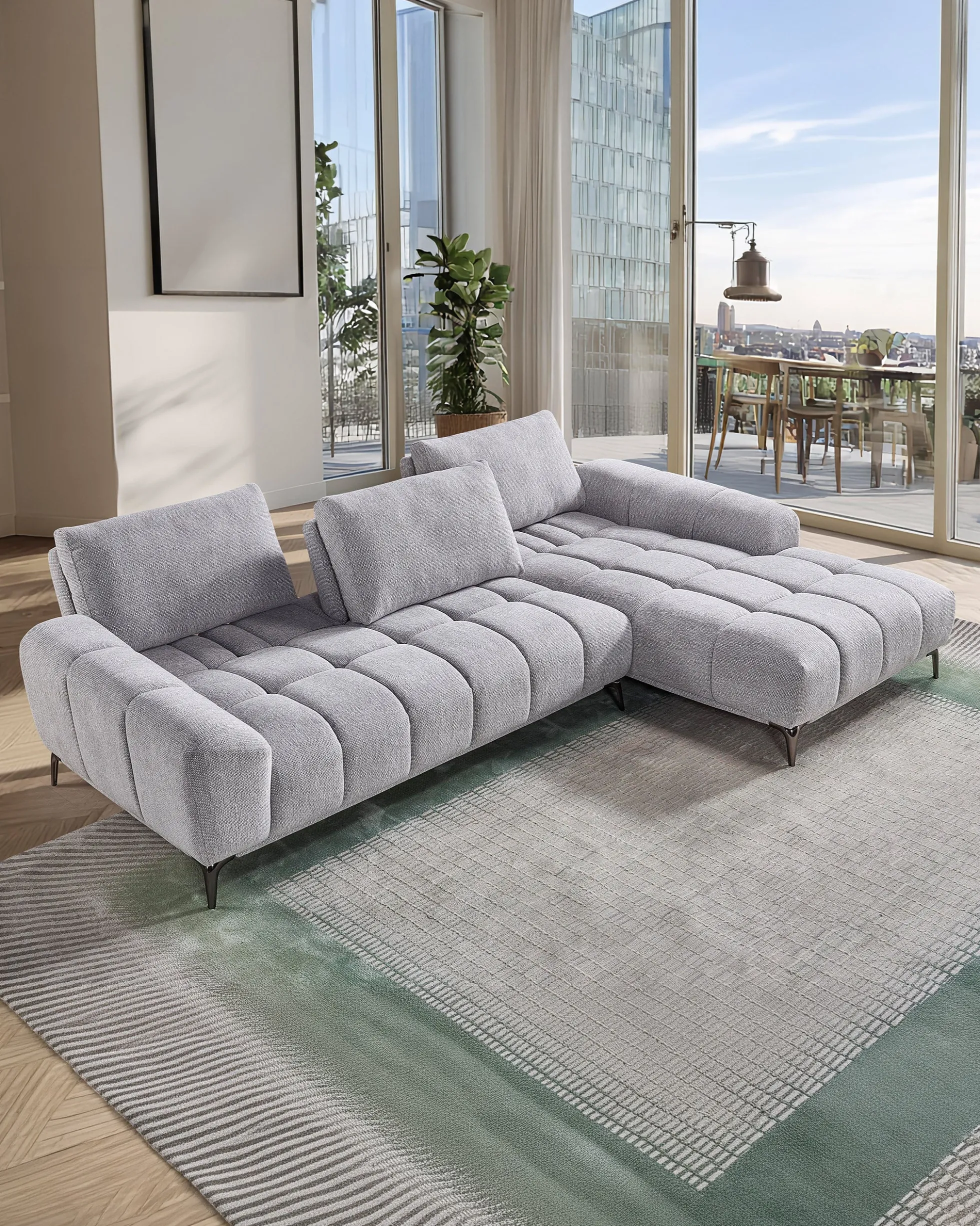 Sofá chaise longue LORENZO