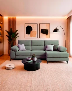 Sofá chaise longue MILLER