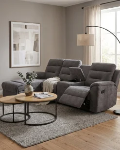 Sofá chaise longue NAMIE relax manual