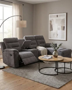 Sofá chaise longue NAMIE relax manual