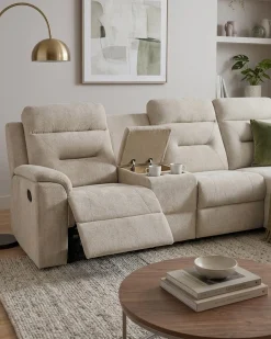 Sofá chaise longue NAMIE relax manual