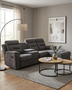Sofá chaise longue NAMIE relax manual