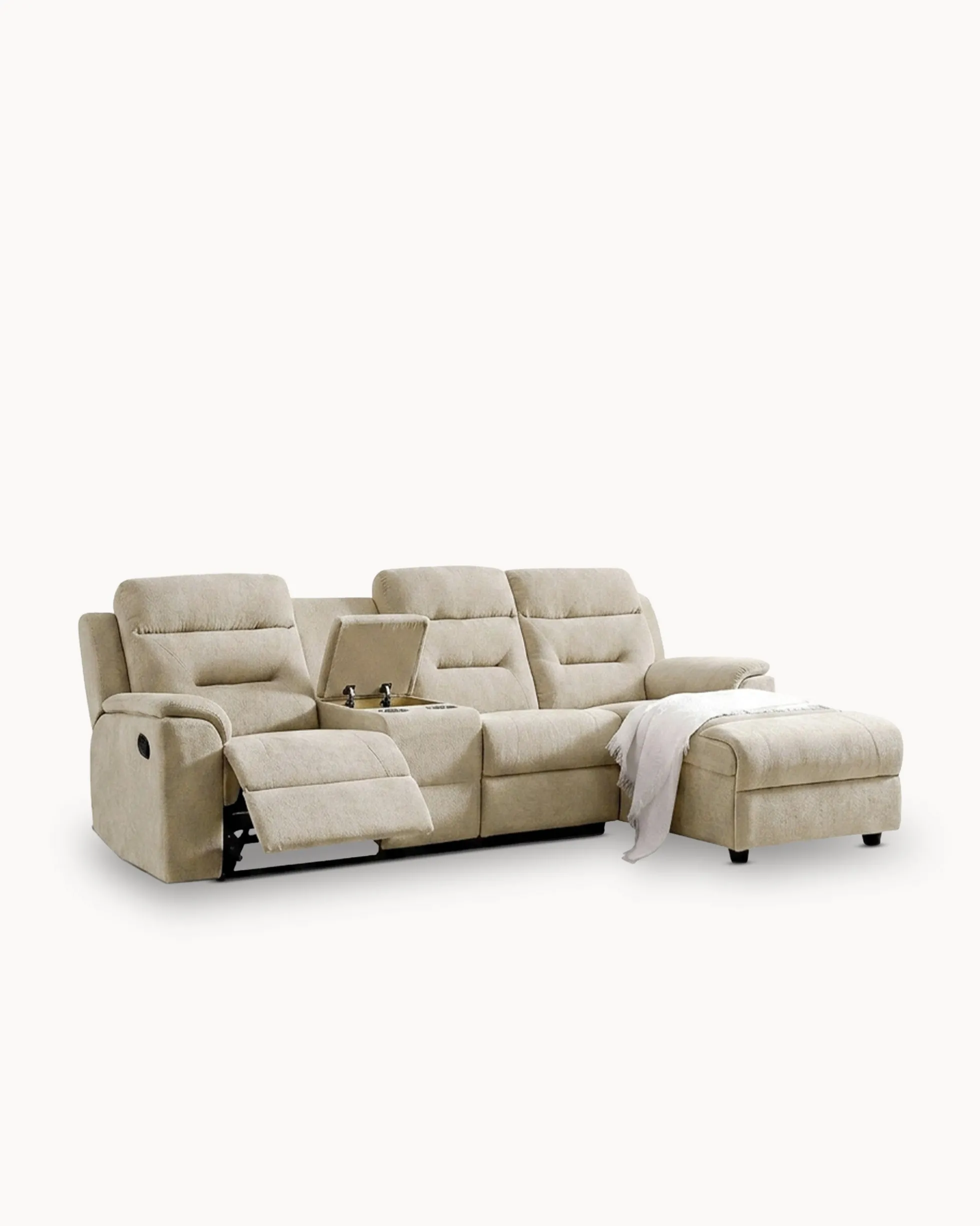 Sofá chaise longue NAMIE relax manual